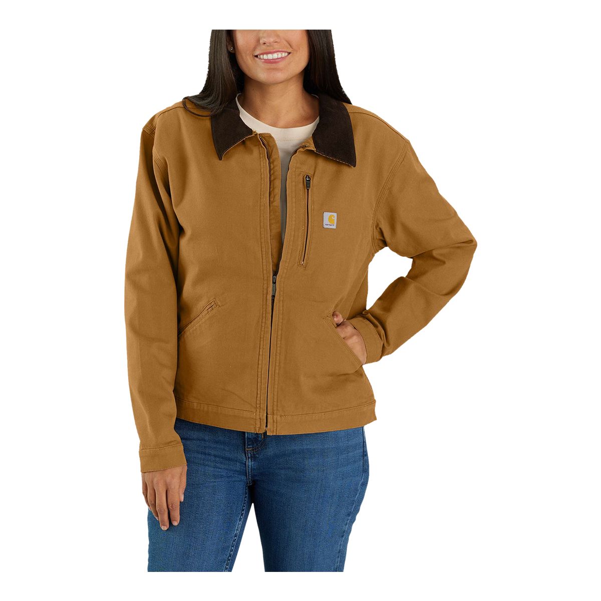 Image of Carhartt Women's Rain Defender Packable Anorak Jacket