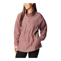 Columbia Women's Paracutie Anorak Windbreaker Jacket Front_Flat