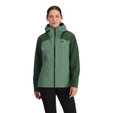 Outdoor Research Women's Stratoburst Stretch Rain Jacket Front_Flat
