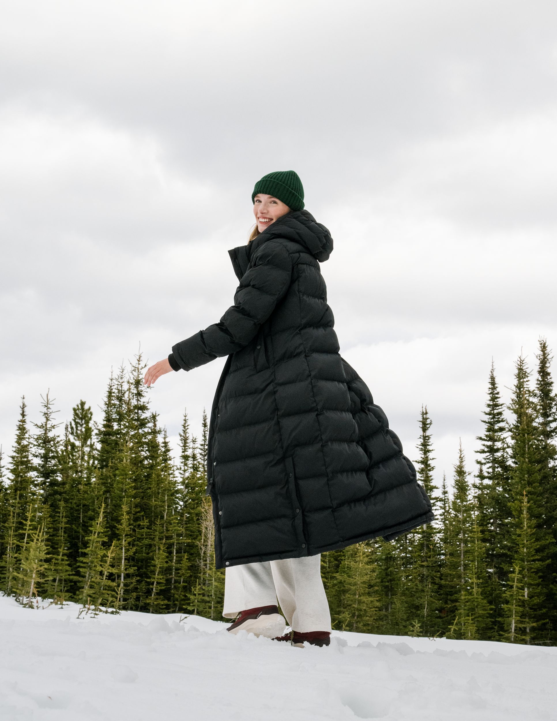 Ripzone Women's Sunday Xtra Long Puffer Jacket