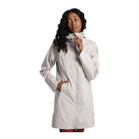 Lole Women's Element Long Rain Jacket Front_Flat