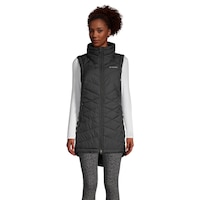 Columbia Women's Heavenly Insulated Long Puffer Vest Front_Flat