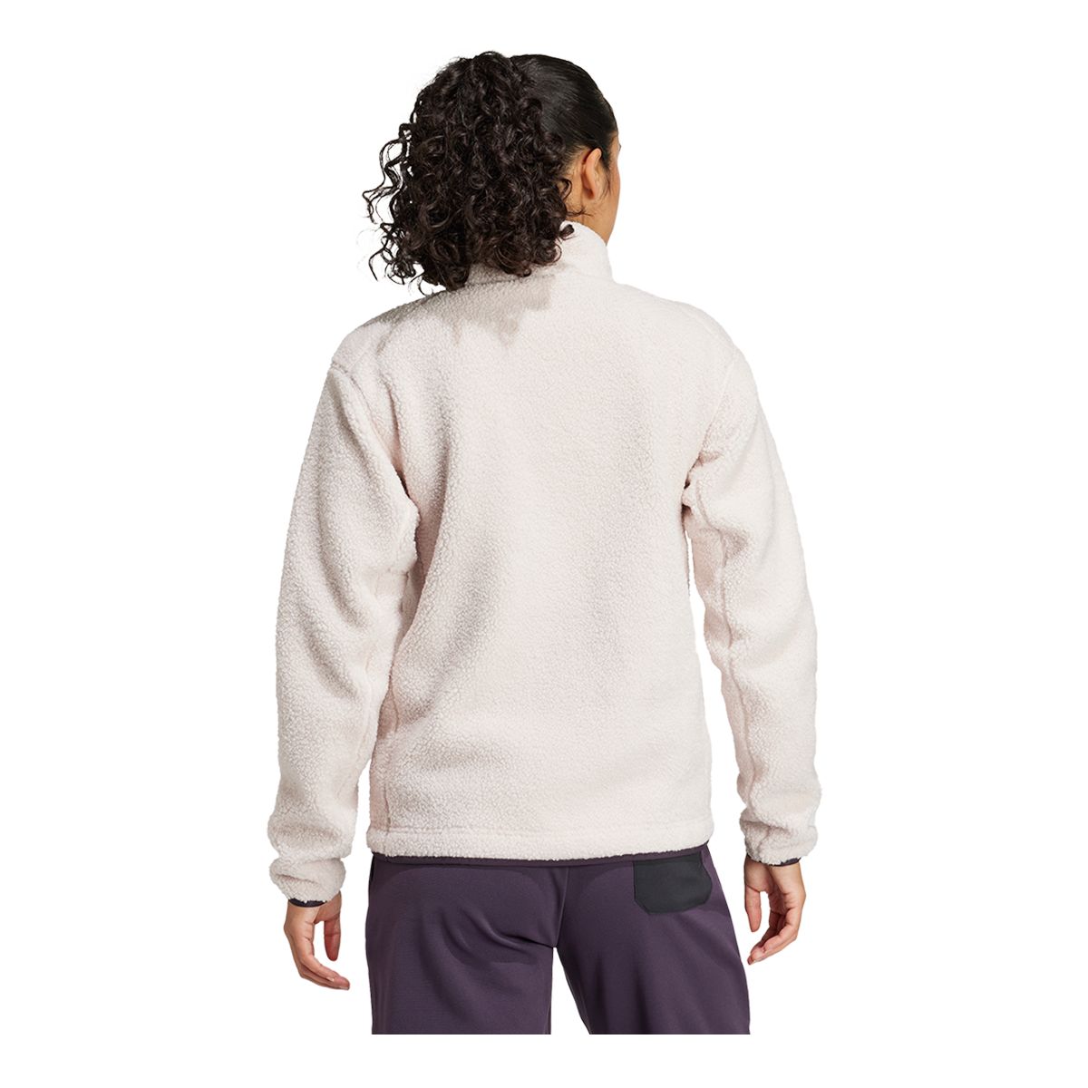 Adidas Women's Terrex XPLORIC High-Pile-Fleece Pullover