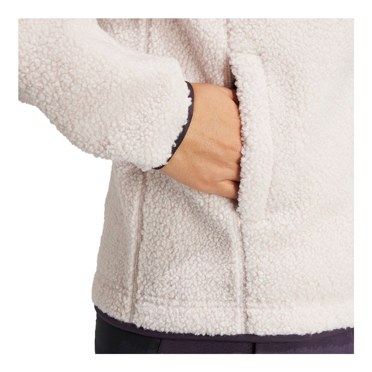 Adidas Women's Terrex XPLORIC High-Pile-Fleece Pullover