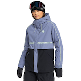 Roxy Women's Highridge Hoodie Insulated Jacket Front_Angled_Left