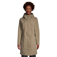 Woods Women's Sommervell Rain Parka Jacket Front_Flat
