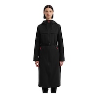 Hunter Women's Crown VLR Long Rain Jacket Front_Flat
