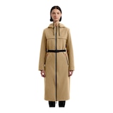 Hunter Women's Crown VLR Long Rain Jacket Front_Flat