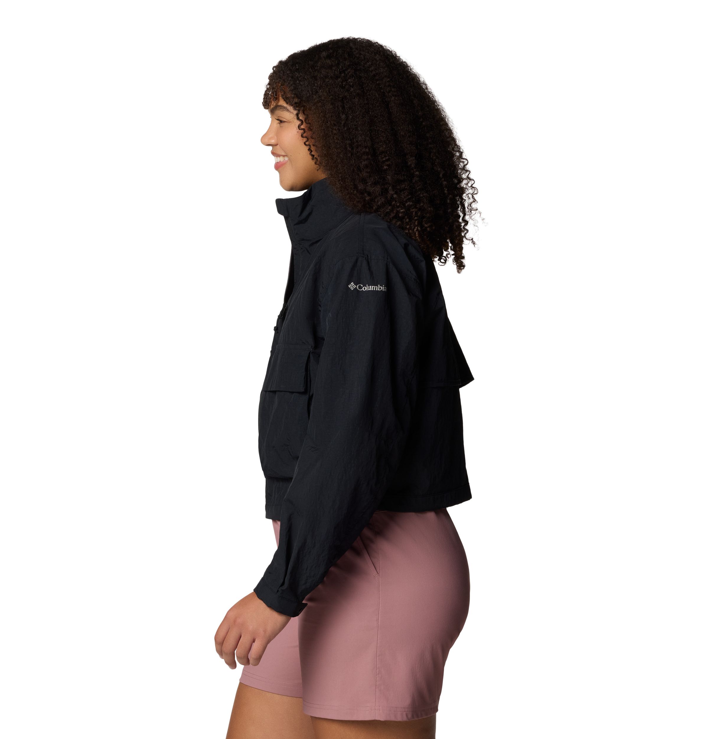 Columbia Women's Paracutie™ Crop Cargo Windbreaker Jacket