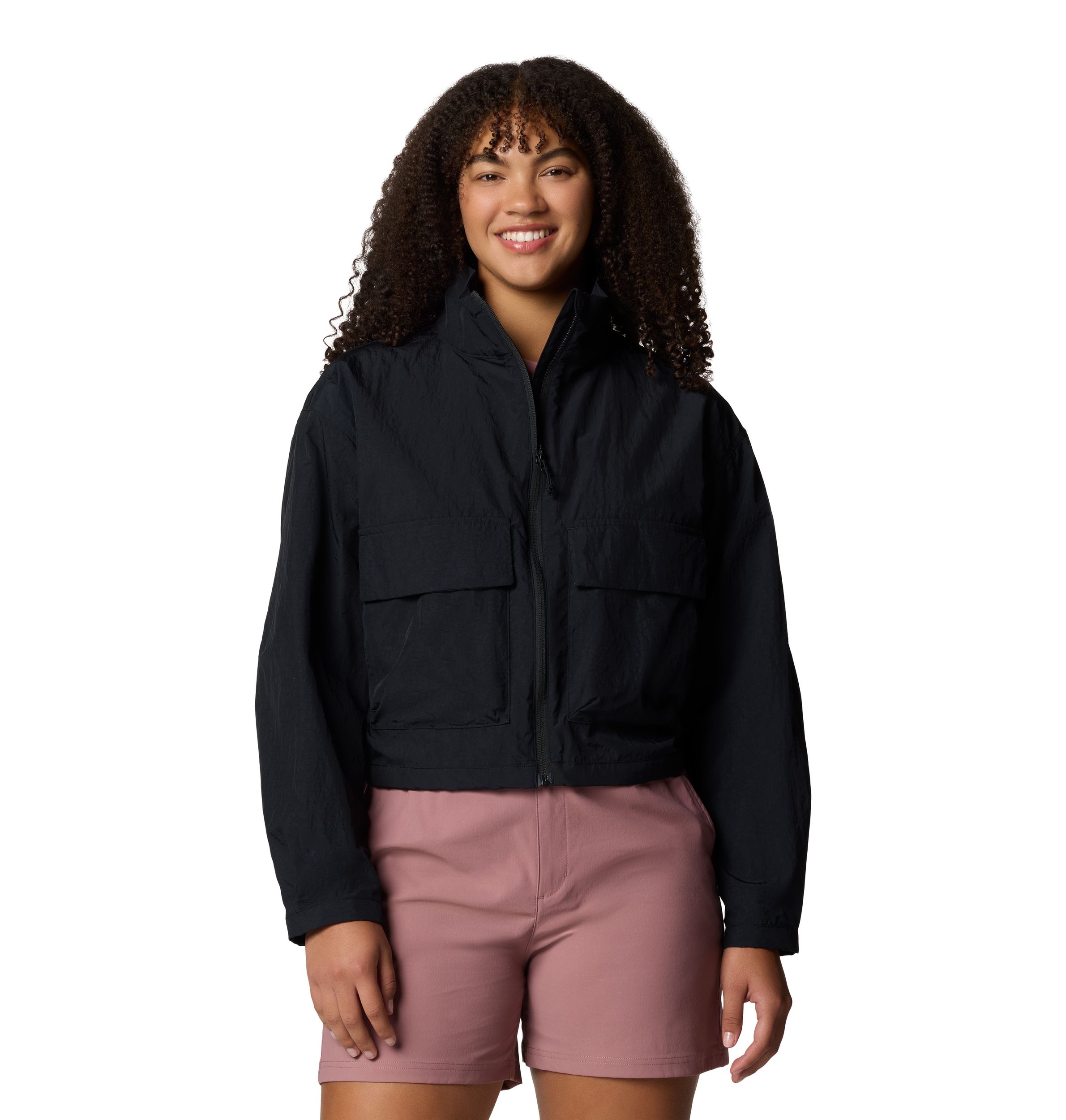 Columbia Women's Paracutie™ Crop Cargo Windbreaker Jacket