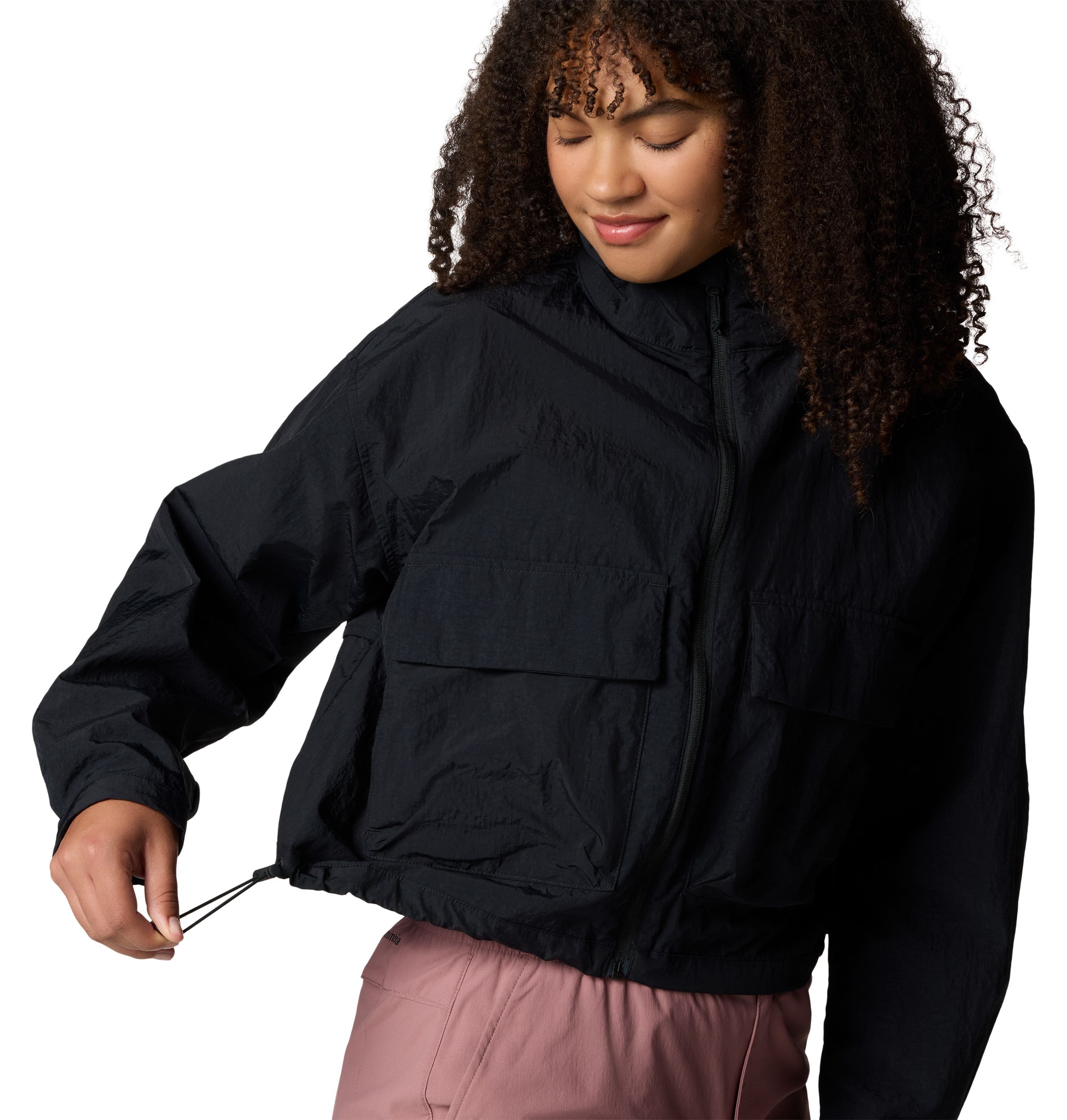 Columbia Women's Paracutie™ Crop Cargo Windbreaker Jacket