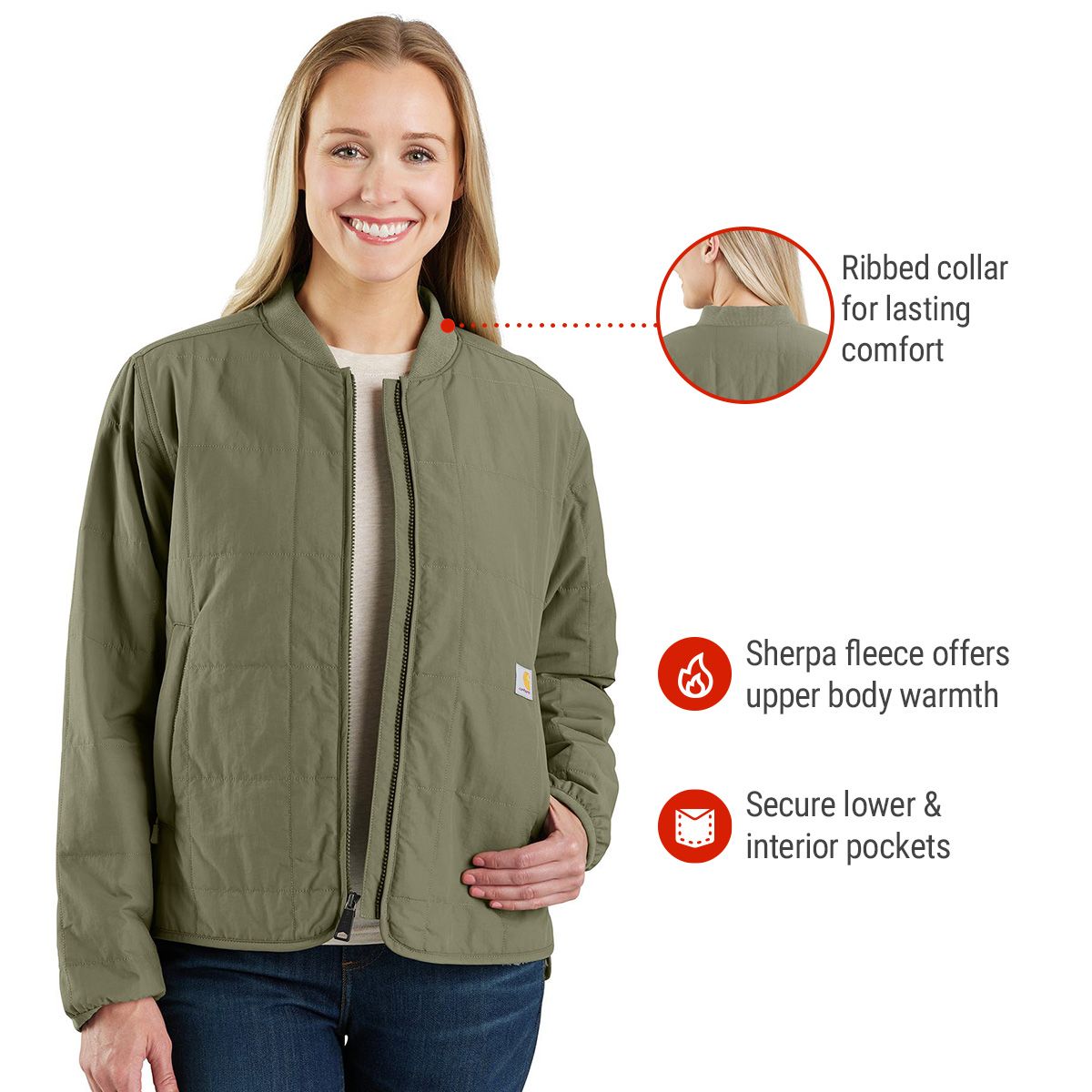 Carhartt Women's Rain Defender® Insulated Jacket