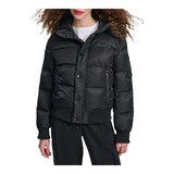 Champion Women's Puffer Bomber Jacket Front_Flat