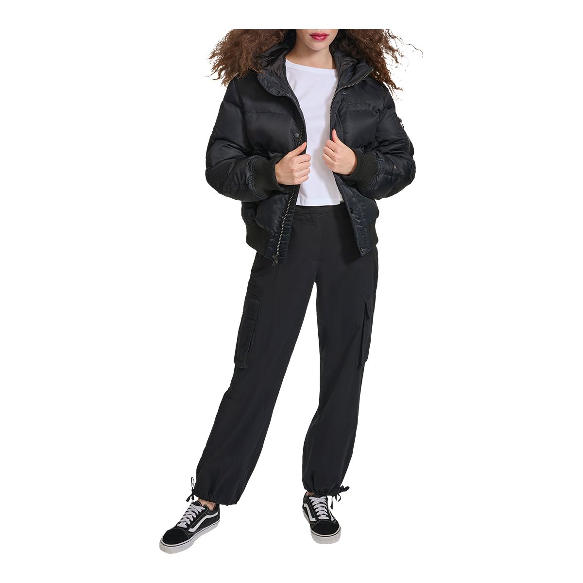 Champion Women's Puffer Bomber Jacket