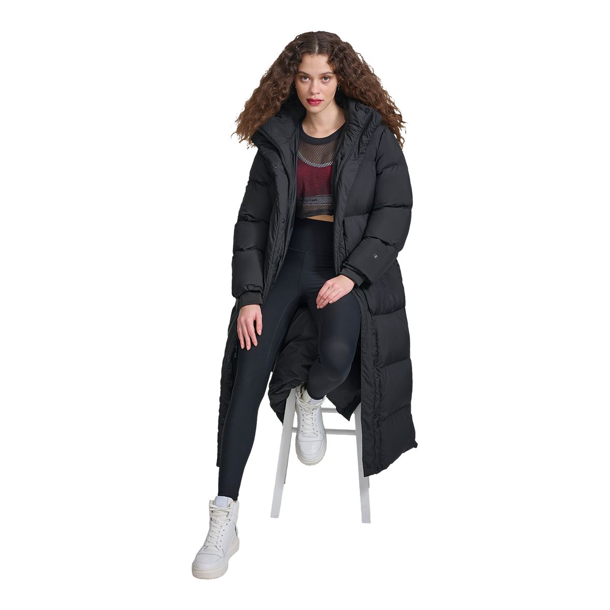 Champion Women's Long Puffer Parka