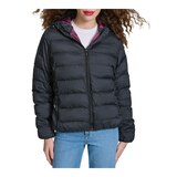 Champion Women's Quilted Insulated Hooded Jacket Front_Flat