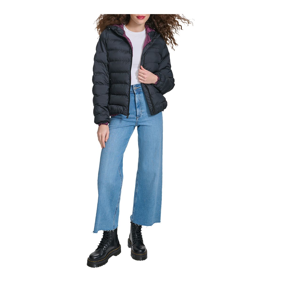 Champion Women's Quilted Insulated Hooded Jacket