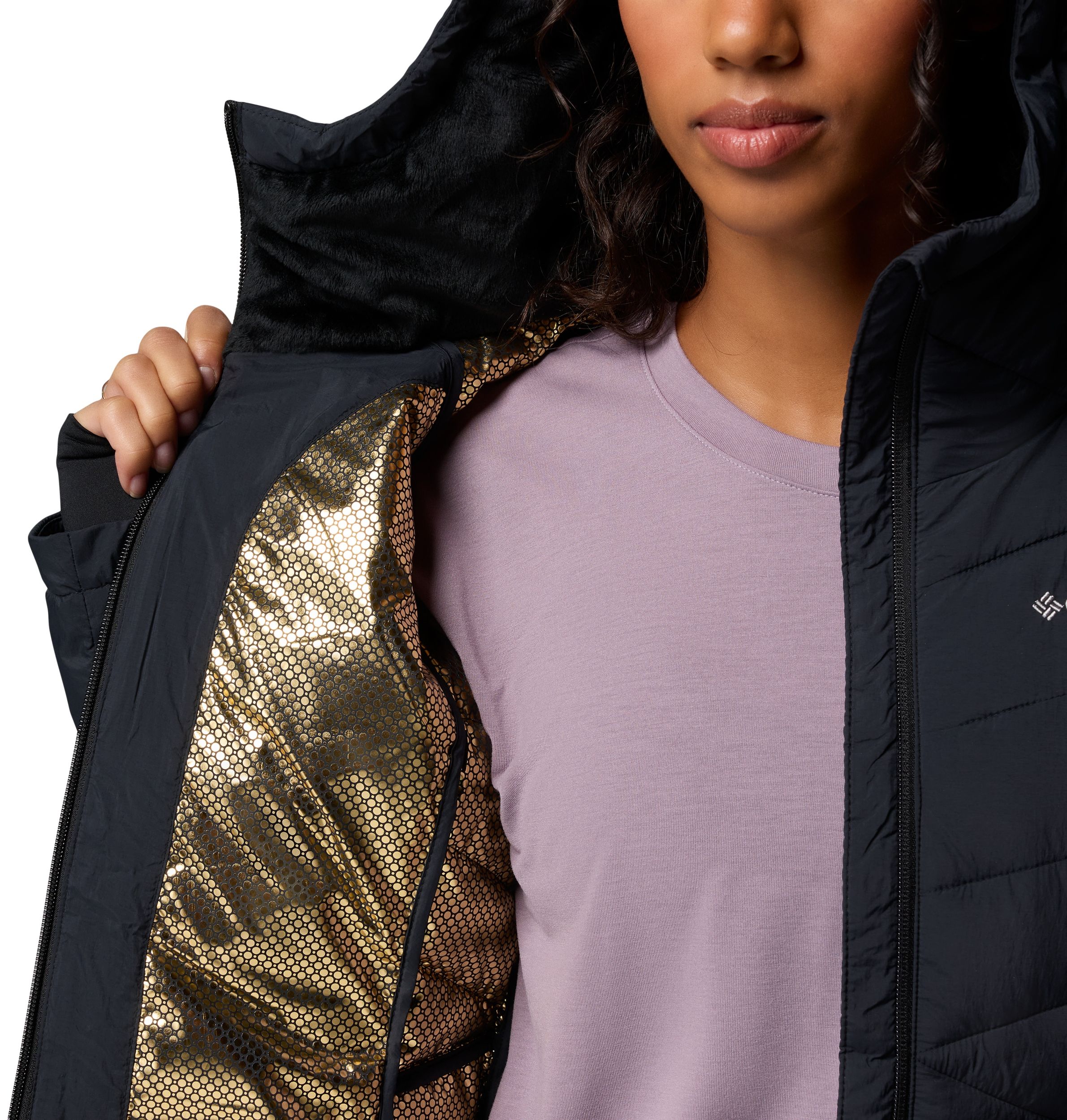 Columbia Women's  Joy Peak II Omni-Heat™ Infinity and Omni-Shield™ Water Resistant Insulated Puffer Jacket
