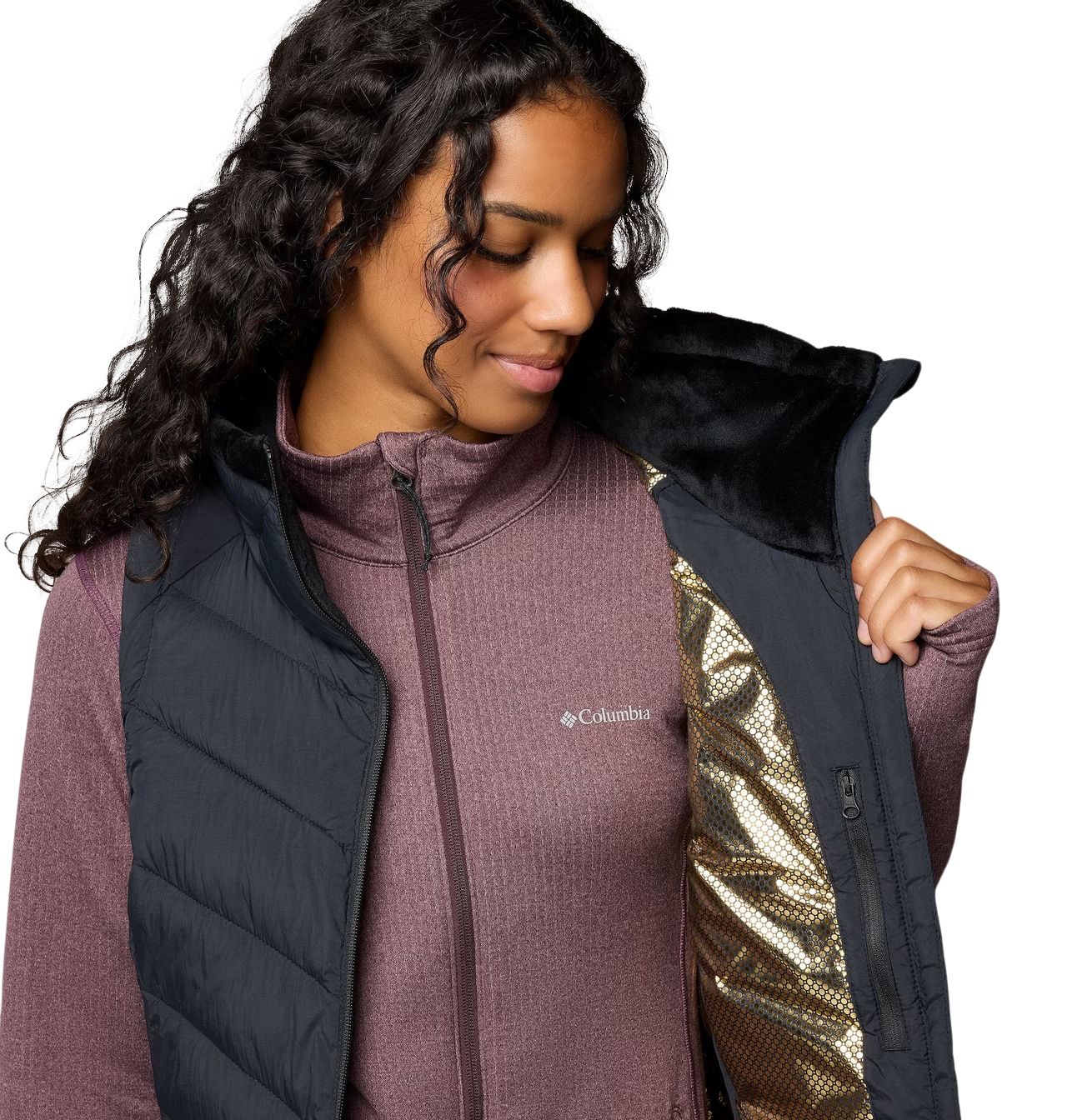 Columbia Women's Joy Peak II Omni-Heat™ Infinity and Omni-Shield™ Water Resistant Insulated Puffer Vest