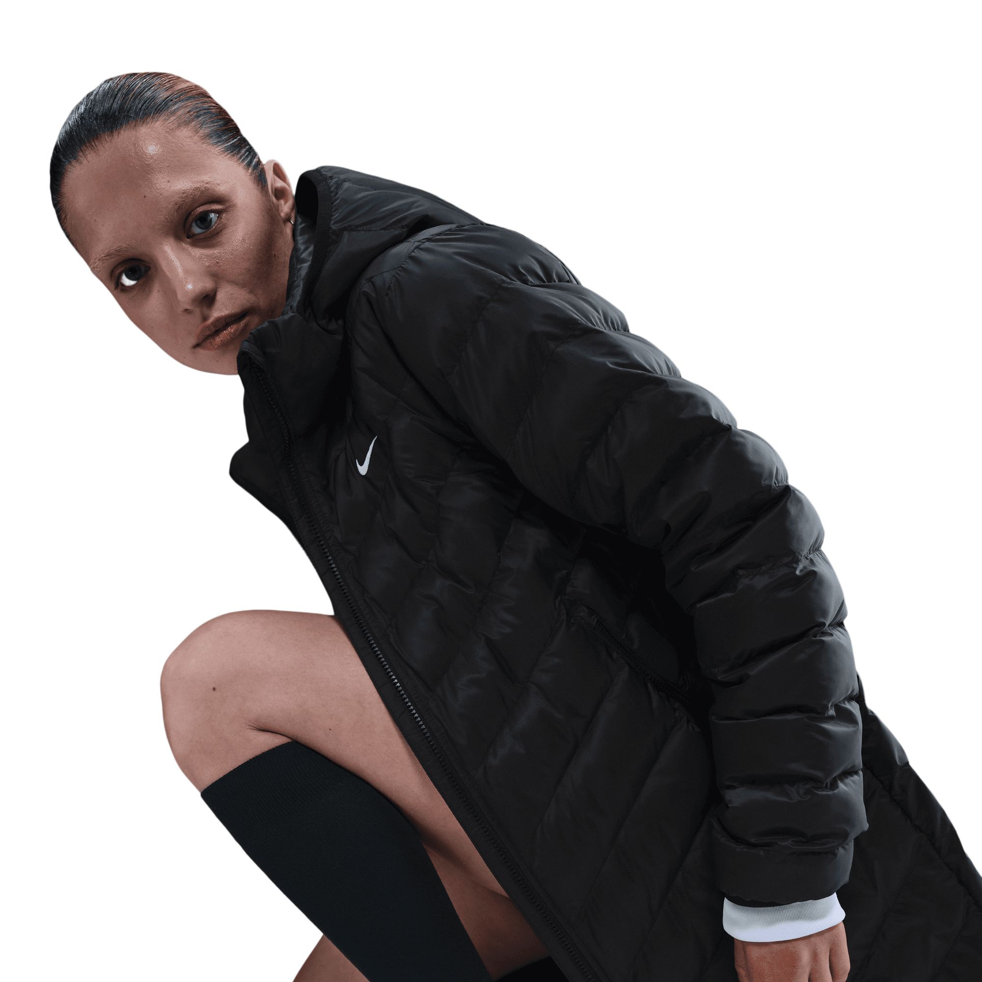 Nike Sportswear Women's Tech Fleece Synthetic NKD Windrunner Puffer Jacket