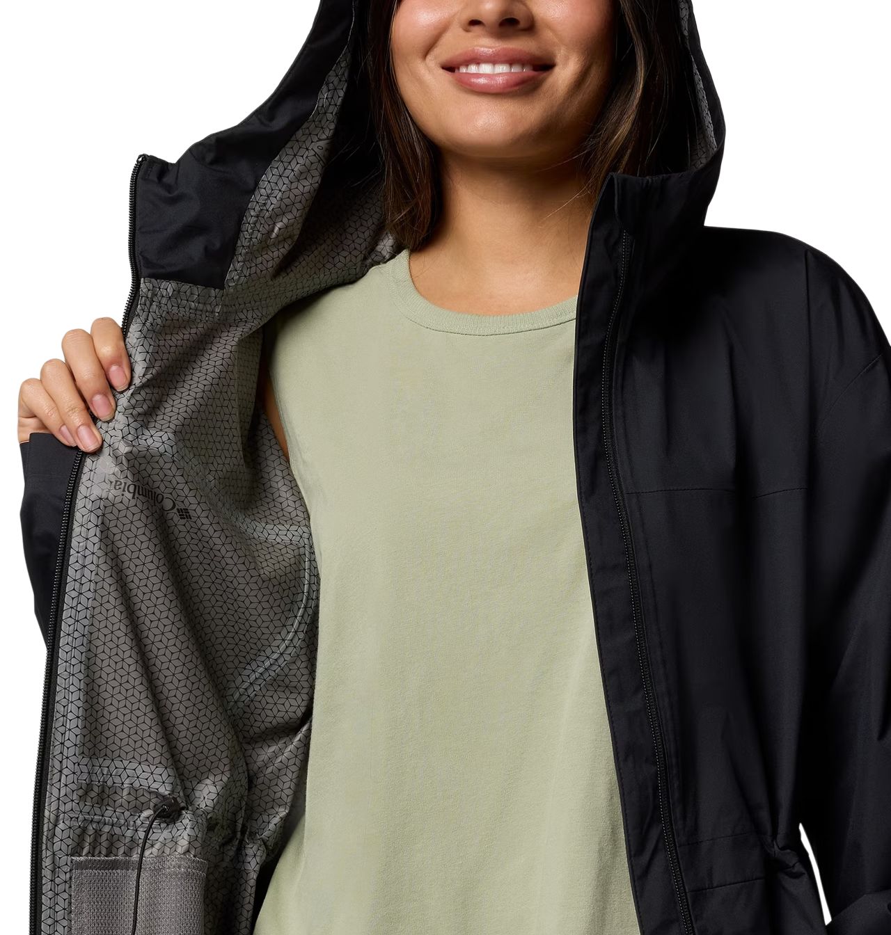 Columbia Women's Weekend Adventure Rain Long Jacket