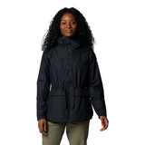 Columbia Women's Sweet Creek Lined Rain Jacket Front_Flat