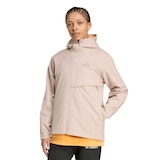 adidas Women's Terrex 2L Rain Jacket Front_Angled_Left