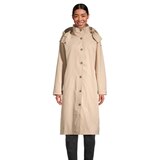 Columbia Women's Amazetrench Long Waterproof Rain Jacket Front_Flat