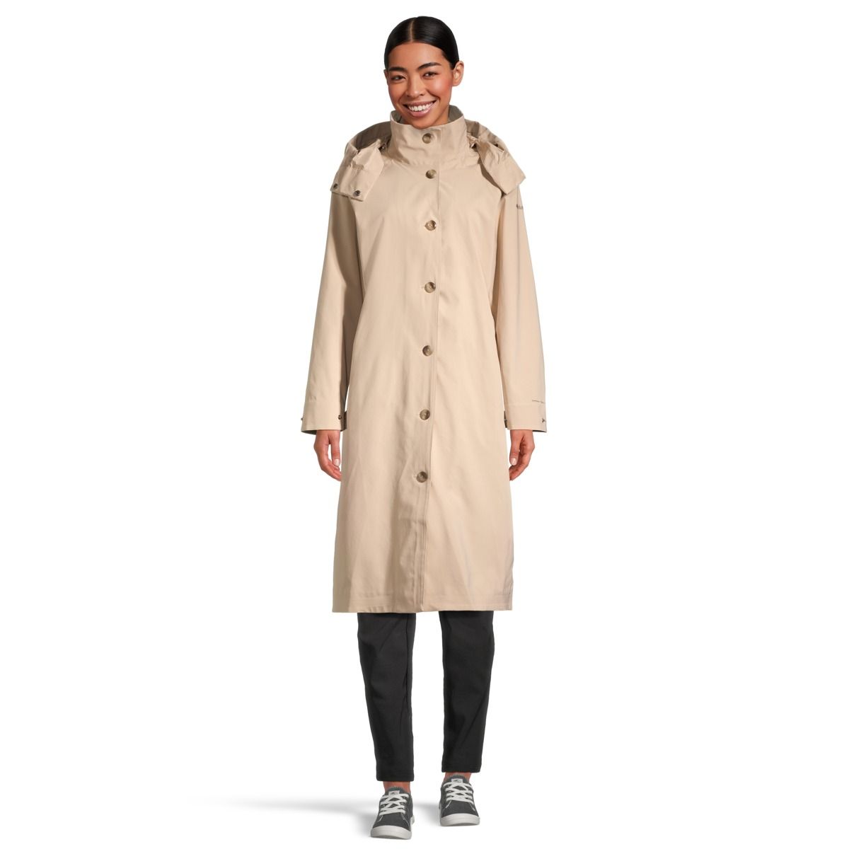Columbia Women's Amazetrench Long Waterproof Rain Jacket