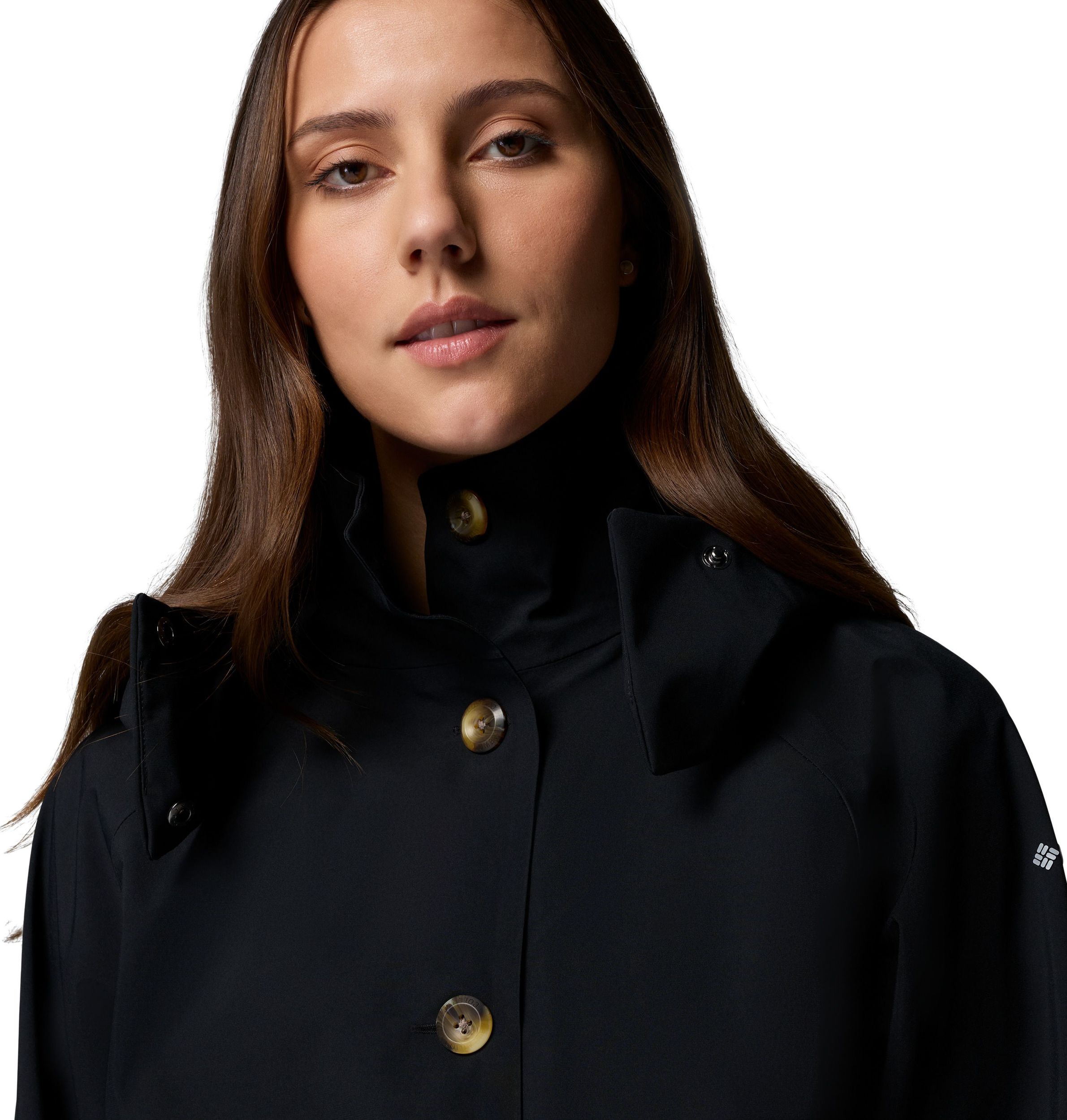 Columbia Women's Amazetrench Long Waterproof Rain Jacket
