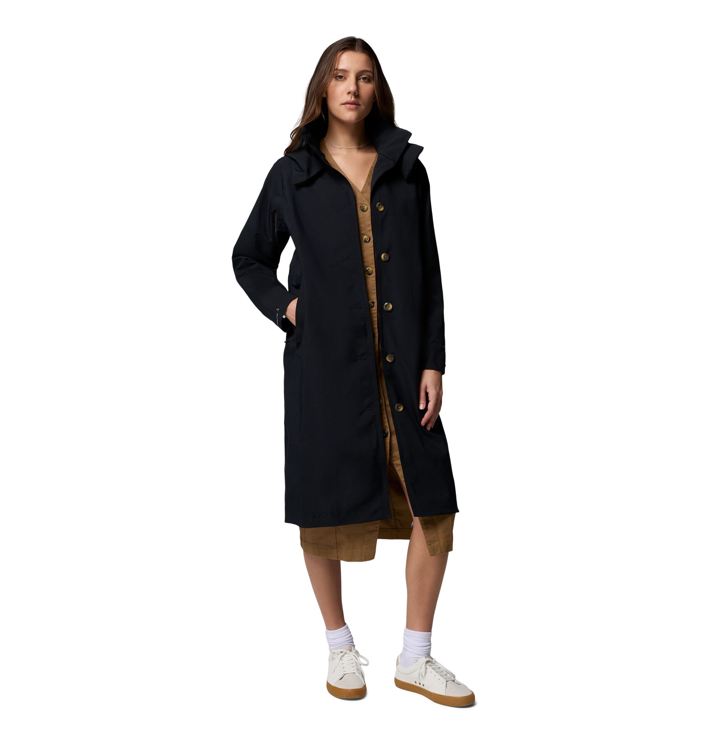 Columbia Women's Amazetrench Long Waterproof Rain Jacket