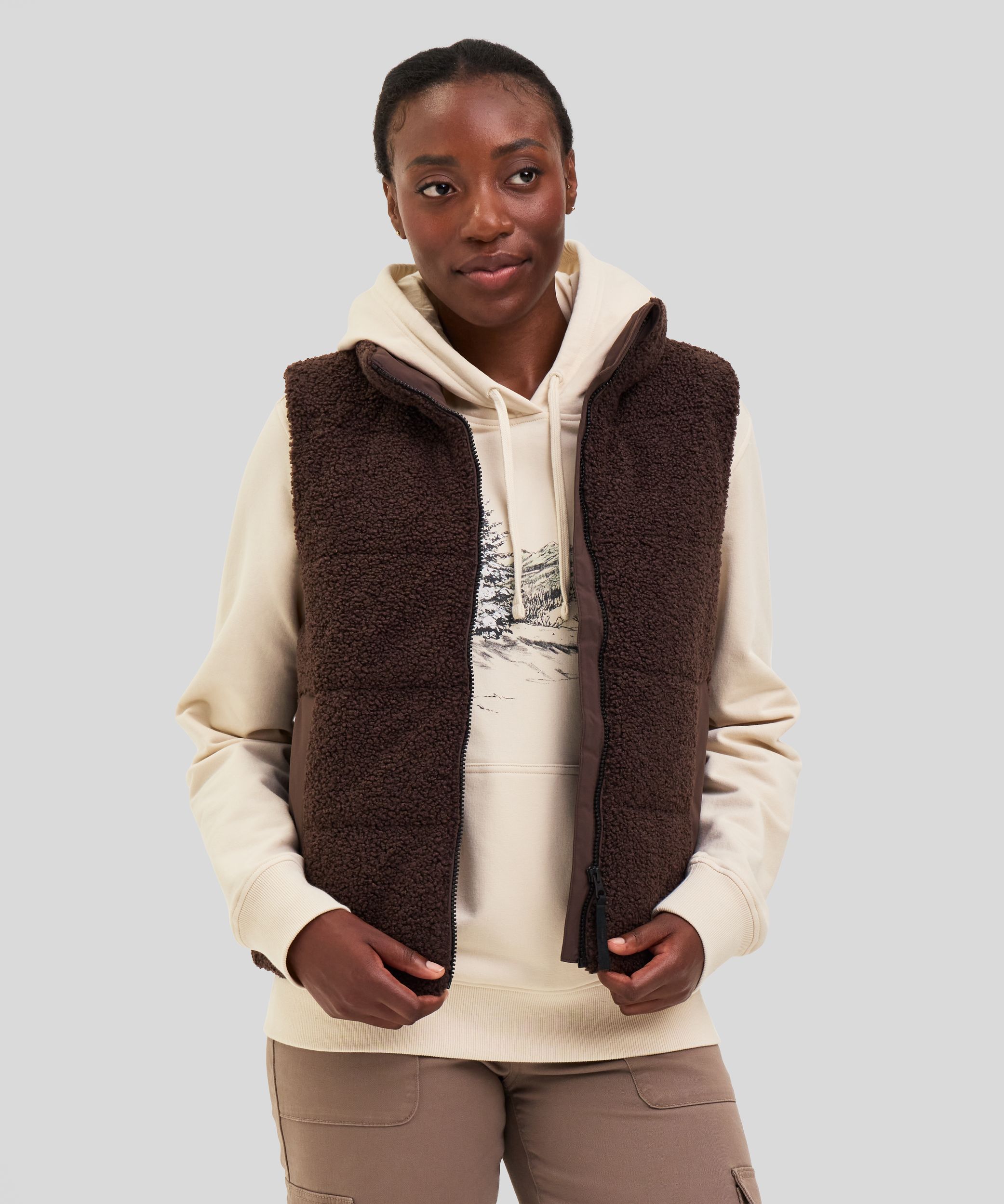 Ripzone Women's Friday High Pile Puffer Vest
