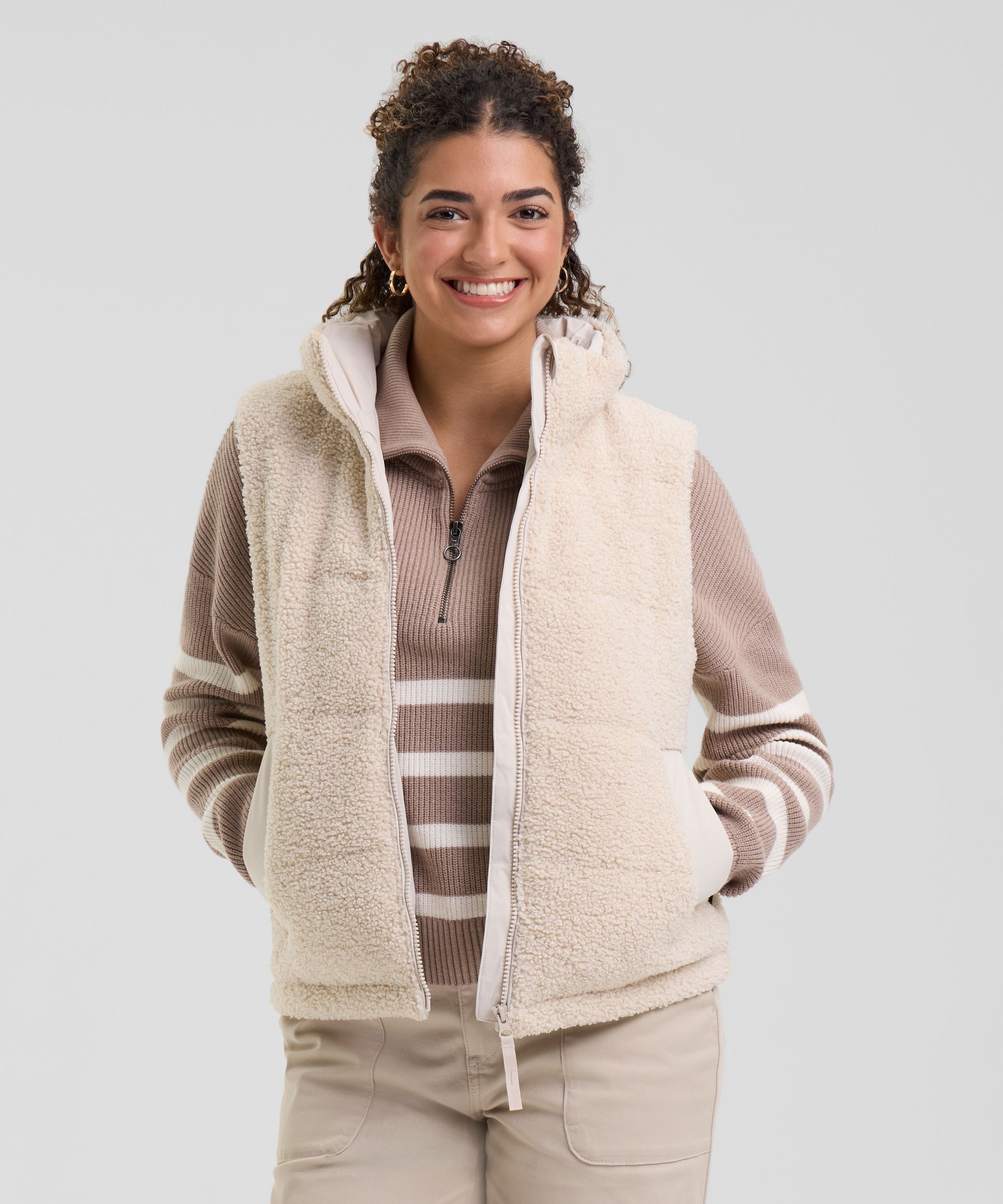Ripzone Women's Friday High Pile Puffer Vest