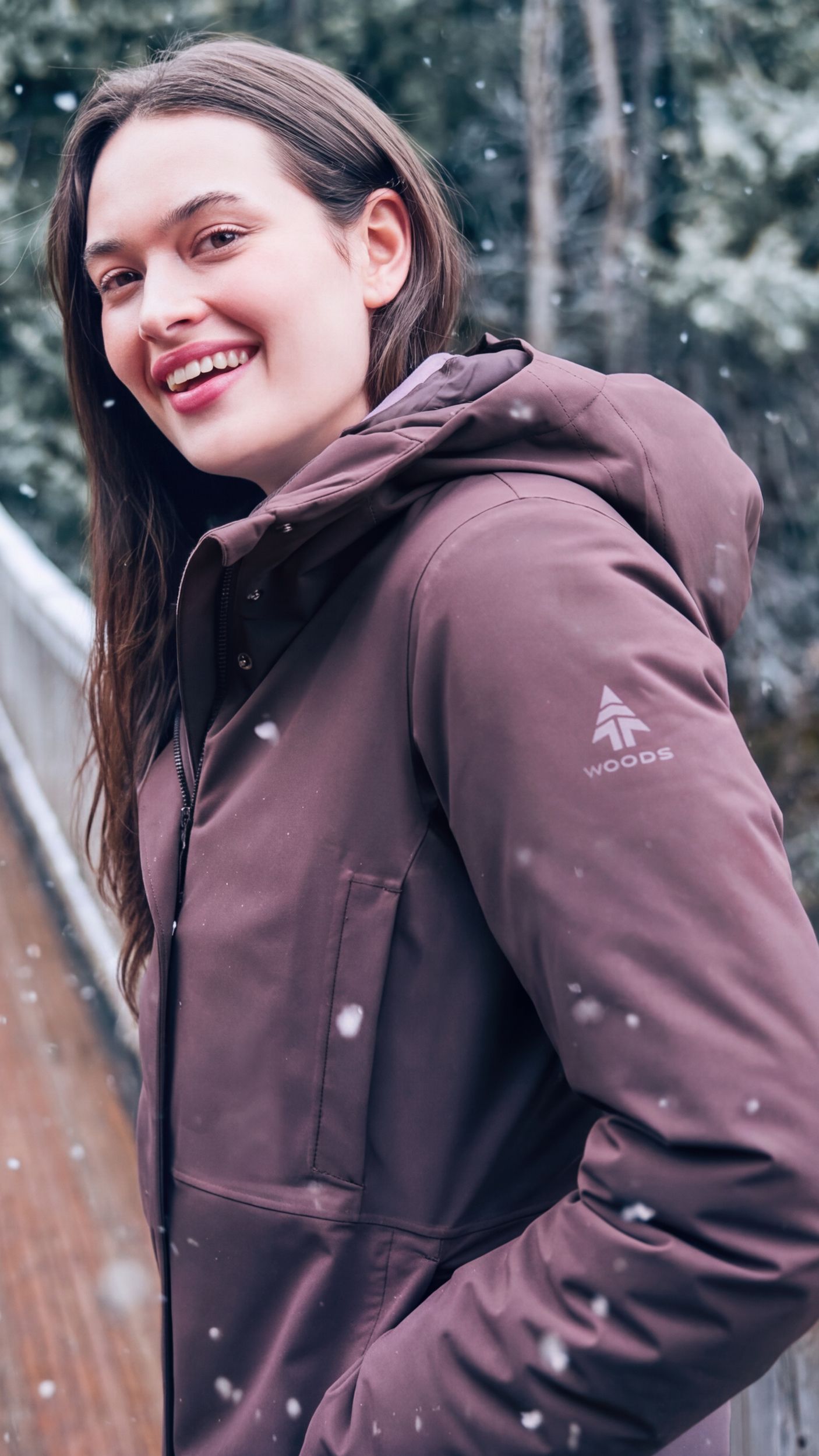 Woods Women's Purcell Hybrid Down Parka