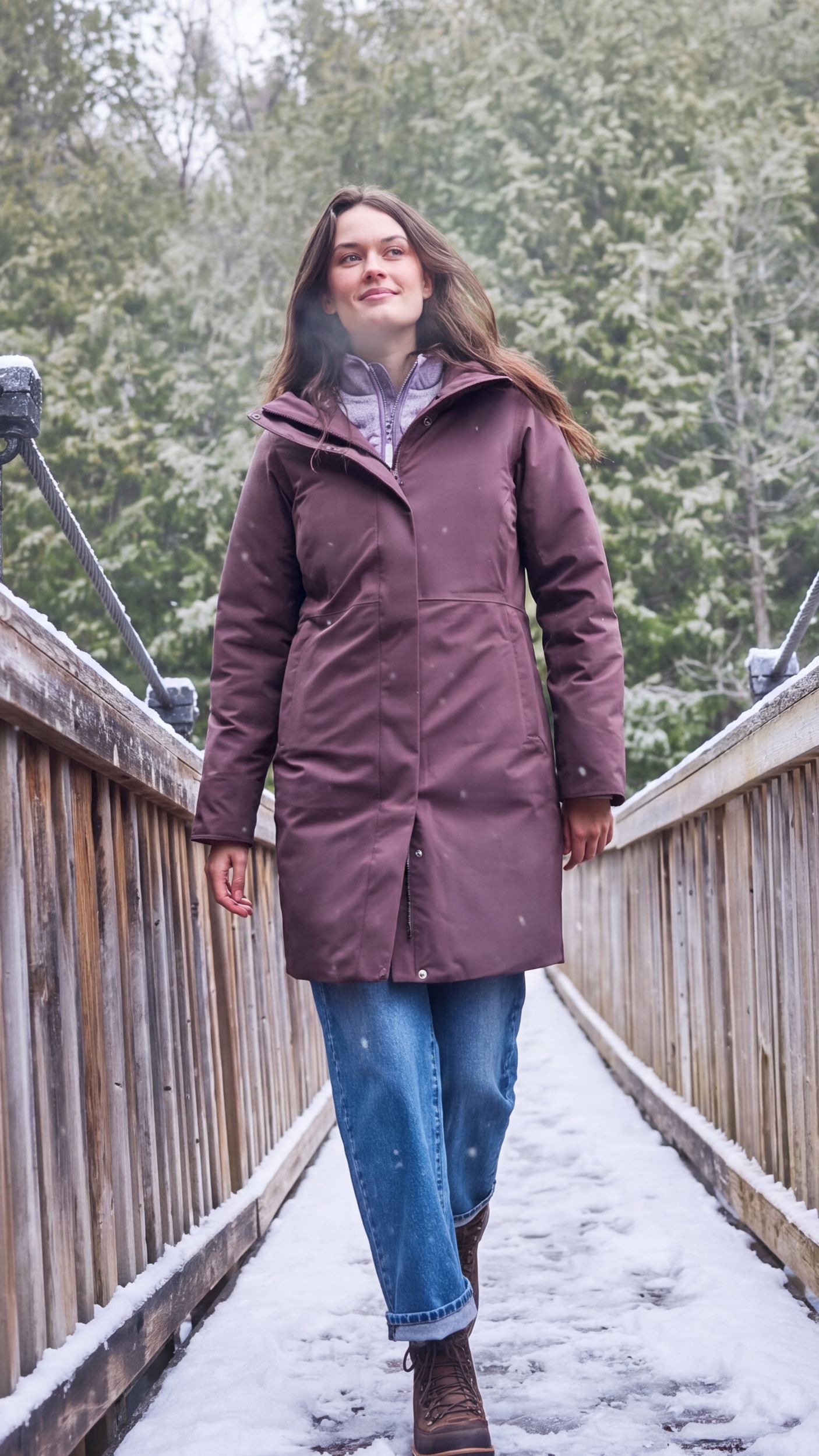 Woods Women's Purcell Hybrid Down Parka