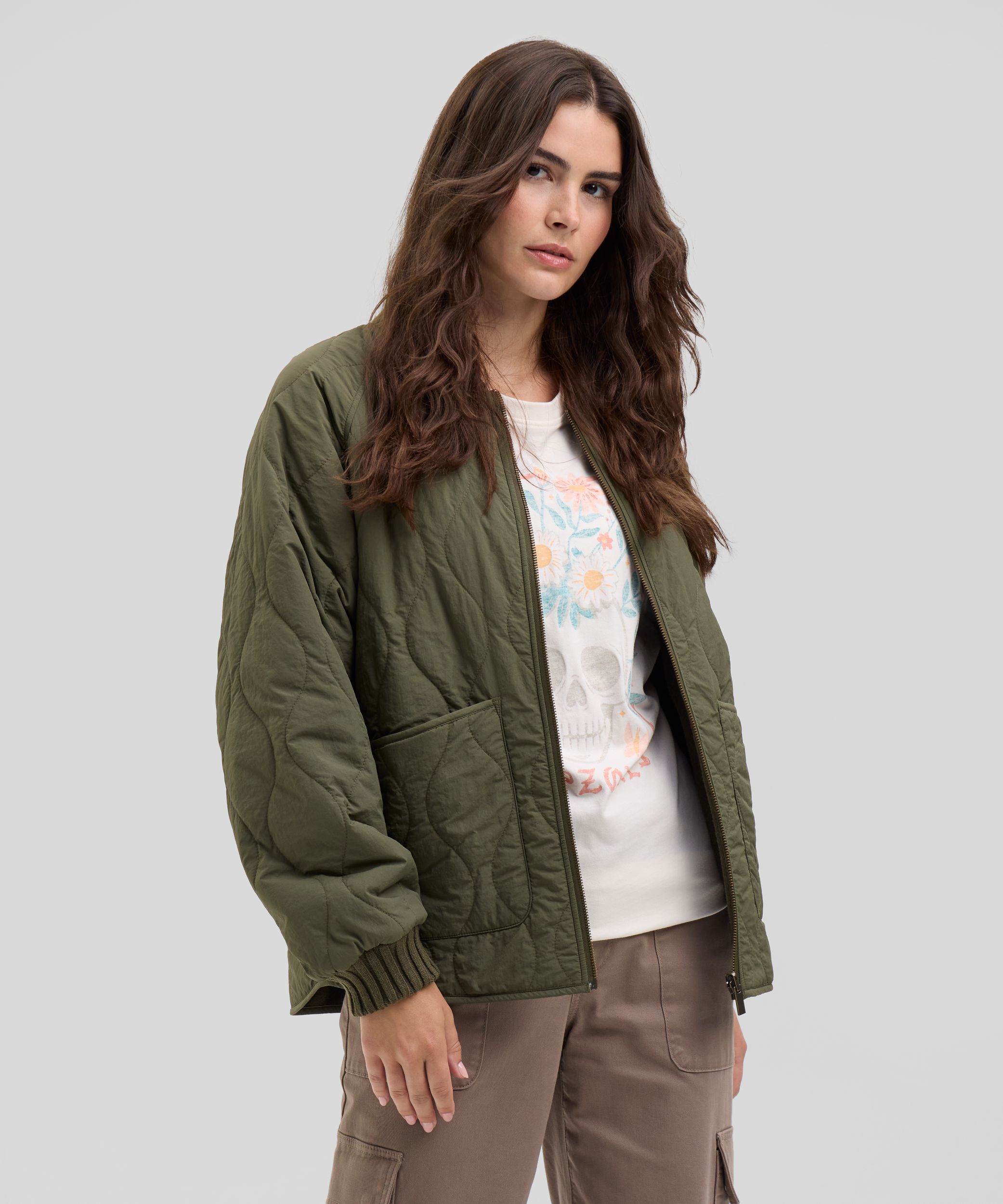 Woods Women's Heritage Reversible Insulated Jacket with PrimaLoft Insulation