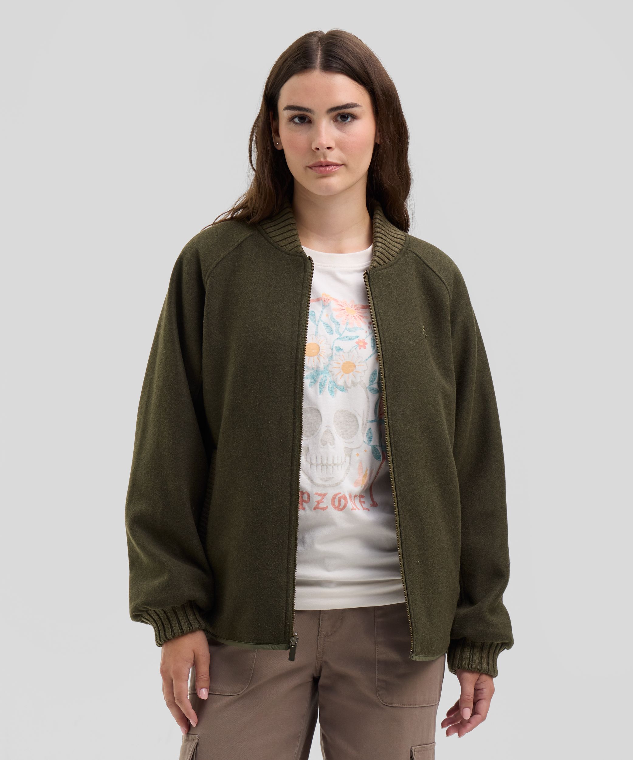 Woods Women's Heritage Reversible Insulated Jacket with PrimaLoft Insulation