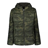 Under Armour Boys' Print Reversible Pronto Insulated Puffer Jacket Front_Flat