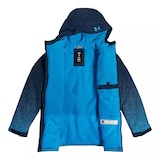Under Armour Boys' Blackrun Winter Jacket, Kids', Microfleece, Insulated, Waterproof, Hooded Front_Flat