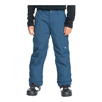 Quiksilver Kids' Estate Snow Pants, Boys', Winter, Ski, Waterproof, Insulated Front_Flat