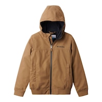 Columbia Boys' Loma Vista Hooded Jacket Front_Flat