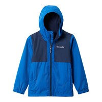 Columbia Boys' Rainy Trails Fleece Lined Jacket Front_Flat