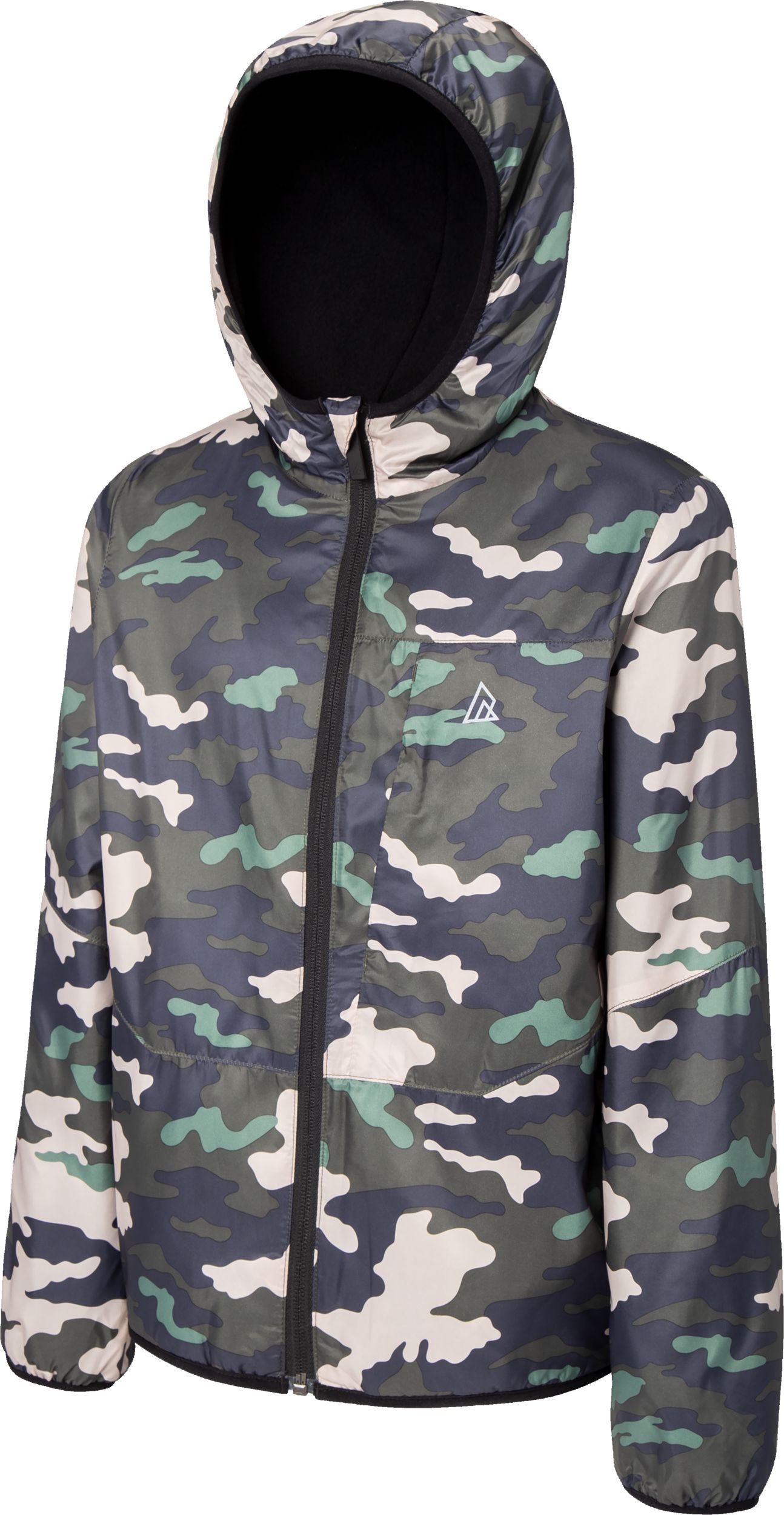 Ripzone Boys' Banzai Reversible Fleece Jacket