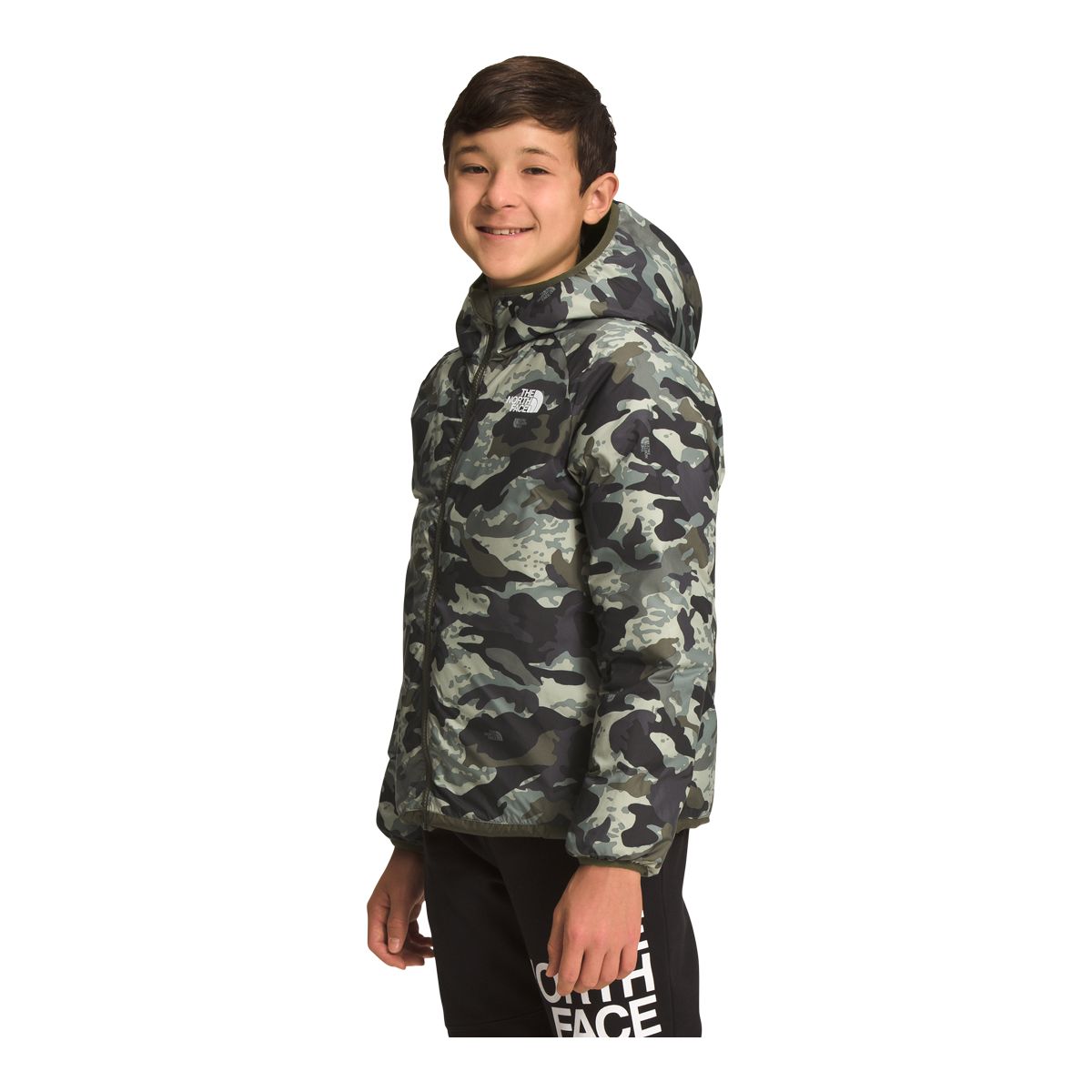 The North Face Boys' Printed North Down Reversible Insulated Jacket