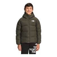 The North Face Boys' Printed North Down Reversible Insulated Jacket Front_Flat