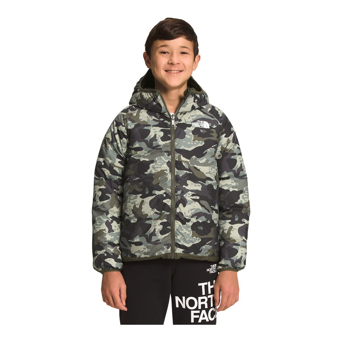 The North Face Boys' Printed North Down Reversible Insulated Jacket