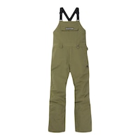 Burton Kids' Youth Skylar Bib Snow Pants, Boys', Winter, Insulated Front_Flat