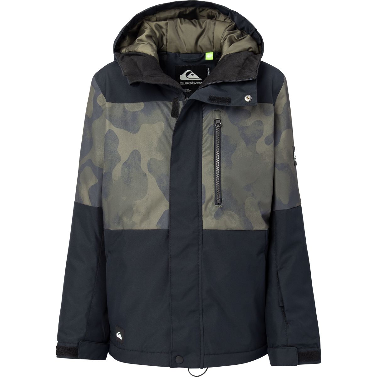 Quiksilver Boys' Mission Printed Block Jacket