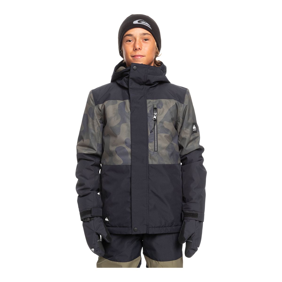 Quiksilver Boys' Mission Printed Block Jacket
