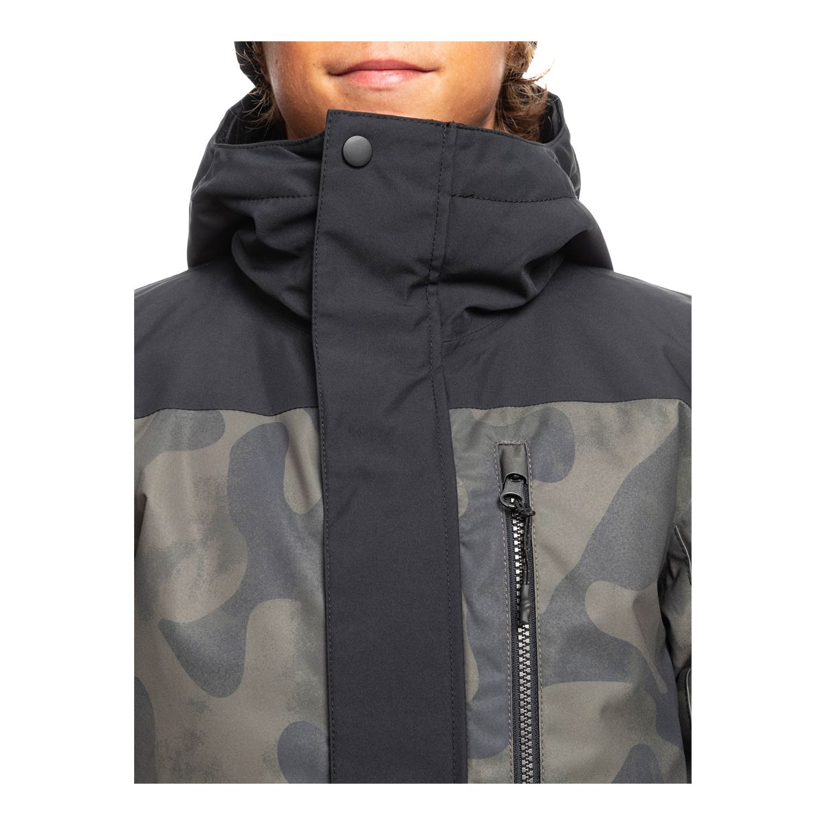 Quiksilver Boys' Mission Printed Block Jacket
